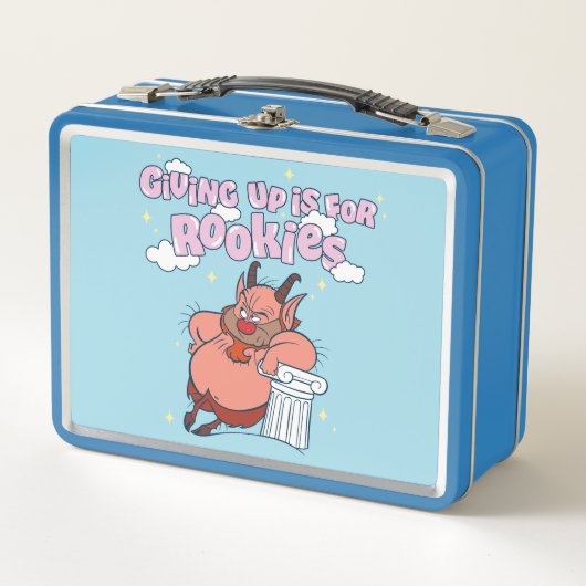 Phil - Giving Up is for Rookies Metal Lunch Box (Vorderseite)