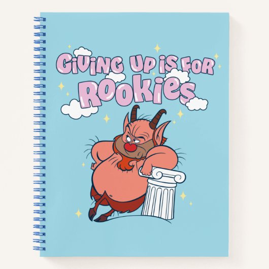 Phil - Giving Up is for Rookies Notebook Notizblock (Vorderseite)