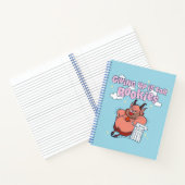 Phil - Giving Up is for Rookies Notebook Notizblock (Innenseite)