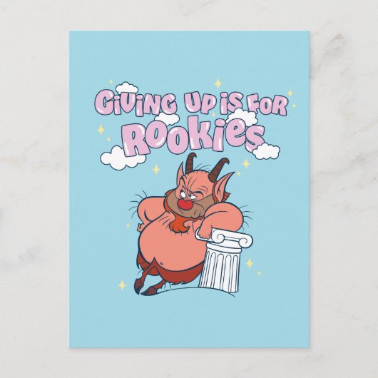 Phil - Giving Up is for Rookies Postcard Postkarte (Vorderseite)