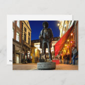 Phil Lynott Sculpture/Dublin Postcard Postkarte (Vorne/Hinten)