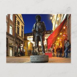 Phil Lynott Sculpture/Dublin Postcard Postkarte