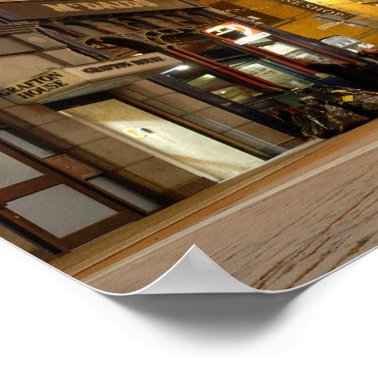 Phil Lynott Sculpture/Dublin Poster (Ecke)