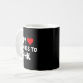 Phil - My Heart Belongs To Phil - Love Kaffeetasse (Vorderseite Links)