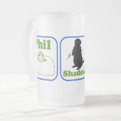 Phil, Schatten, Frühling Mattglas Bierglas (Vorderseite Links)