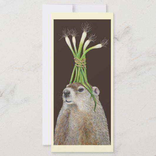 Phil the grundhog flach card (Vorderseite)