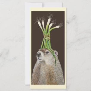 Phil the grundhog flach card