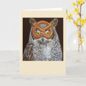 Phil the uu 5'' x 7'' Faltes Grußkarte Karte (Gelbe Blume)