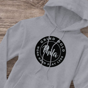 Phila Brotherly Liebe City Culture Retro Vintag Hoodie