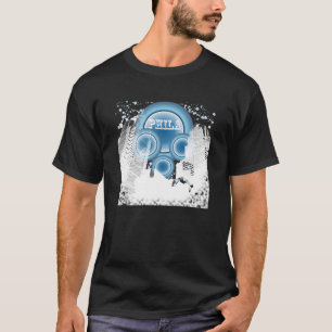 Phila verblaßte weißer T - Shirt
