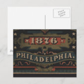 Philadelphia 1876 Pennsylvania Postkarte (Vorne/Hinten)