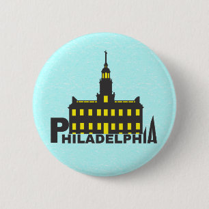 Philadelphia 1 button
