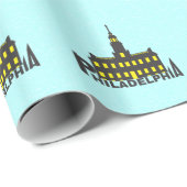 Philadelphia 1 geschenkpapier (Rolleneckpunkt)
