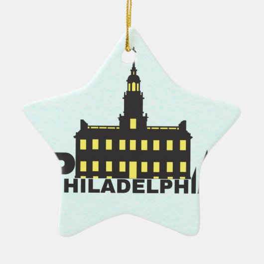 Philadelphia 1 keramikornament (Vorne)