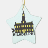 Philadelphia 1 keramikornament (Links)