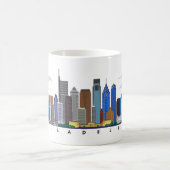 Philadelphia 2023 Panorama Kaffeetasse (Mittel)
