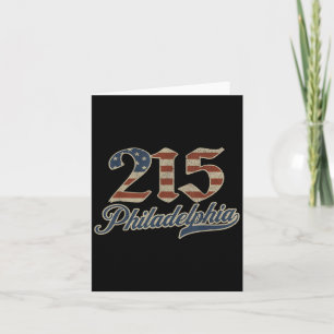 Philadelphia 215 Area Code Patriot Usa American Fl Karte
