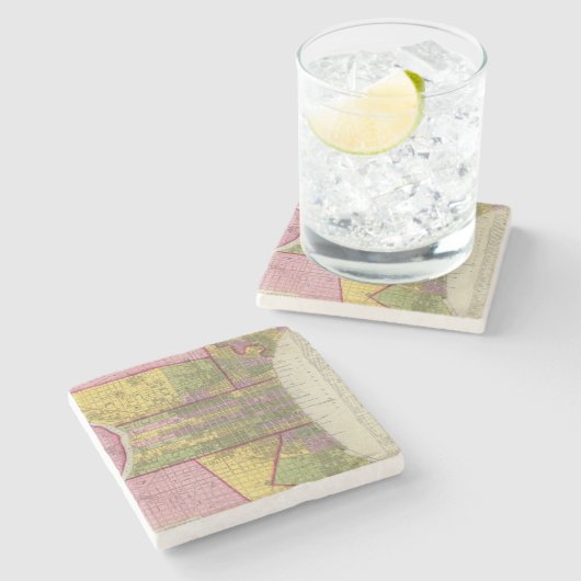 Philadelphia 7 steinuntersetzer (Seitenansicht)