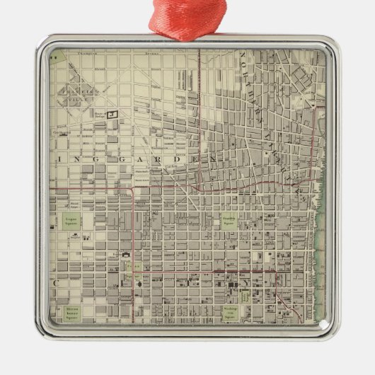 Philadelphia 8 ornament aus metall (Vorne)