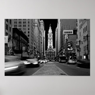 Philadelphia am Nachtposter Poster