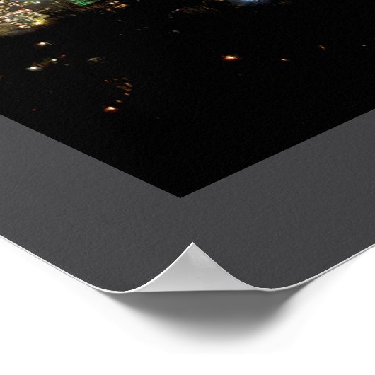 Philadelphia am Nachtposter Poster (Ecke)