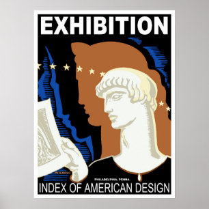 Philadelphia American Design Ausstellung Poster