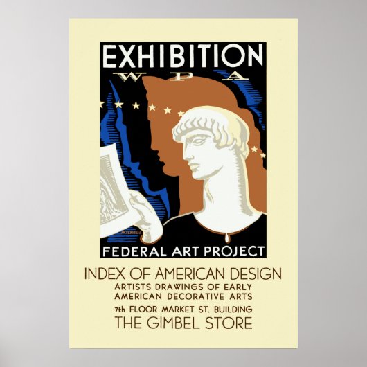 Philadelphia American Design Exhibition Poster (Vorne)
