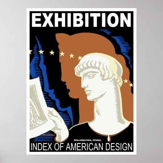 Philadelphia American Design Exhibition Poster (Vorne)