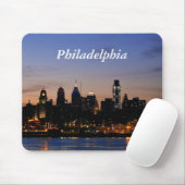 Philadelphia an der Dämmerung Mousepad (Mit Mouse)