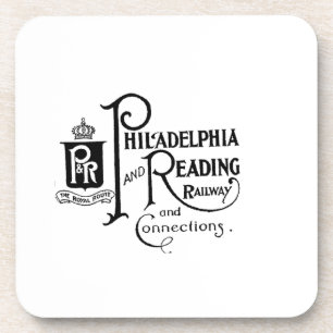 Philadelphia and Reading Railroad Logo Getränkeuntersetzer