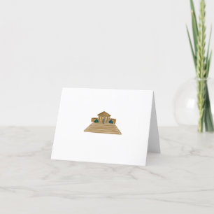 Philadelphia Art Museum w/Rocky Statue Notecard Dankeskarte