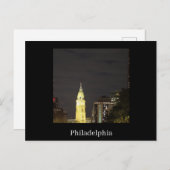 Philadelphia at Night Postcard Postkarte (Vorne/Hinten)