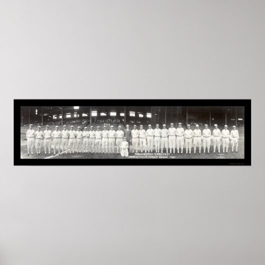 Philadelphia Athletics Foto 1929 Poster (Vorne)