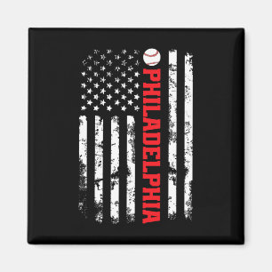 Philadelphia Baseball USA Magnet