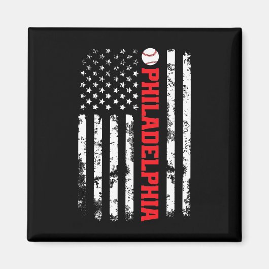 Philadelphia Baseball USA  Magnet (Vorne)