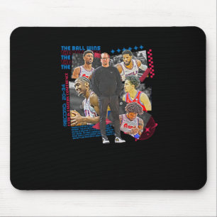 Philadelphia Basketball Team Squad Design Mousepad