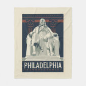 Philadelphia | Benjamin-Franklin-Institut Fleecedecke (Vorderseite)