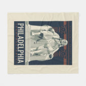 Philadelphia | Benjamin-Franklin-Institut Fleecedecke (Vorderseite (Horizontal))