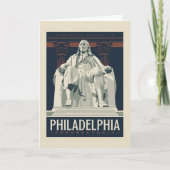 Philadelphia | Benjamin-Franklin-Institut Karte (Vorderseite)