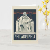 Philadelphia | Benjamin-Franklin-Institut Karte (Gelbe Blume)