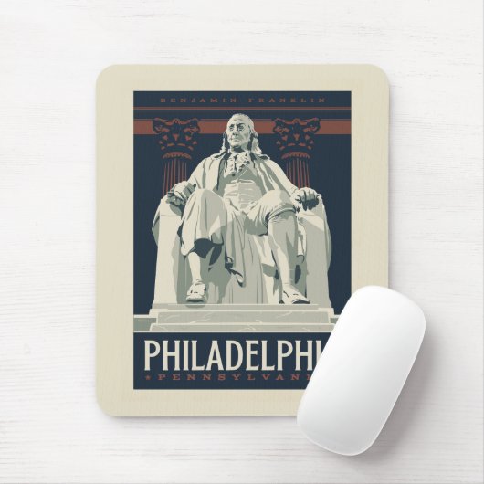 Philadelphia | Benjamin-Franklin-Institut Mousepad (Mit Mouse)