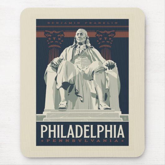 Philadelphia | Benjamin-Franklin-Institut Mousepad (Vorne)