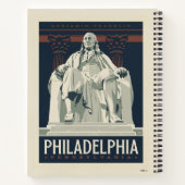 Philadelphia | Benjamin-Franklin-Institut Notizblock (Rückseite)