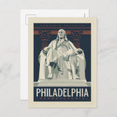 Philadelphia | Benjamin-Franklin-Institut Postkarte (Vorne/Hinten)