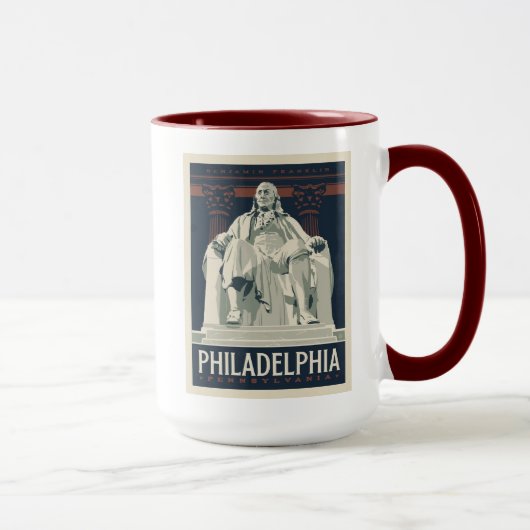 Philadelphia | Benjamin-Franklin-Institut Tasse (Rechts)