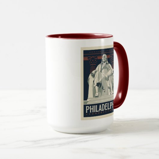 Philadelphia | Benjamin-Franklin-Institut Tasse (VorderseiteRechts)