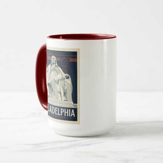 Philadelphia | Benjamin-Franklin-Institut Tasse (Vorderseite Links)