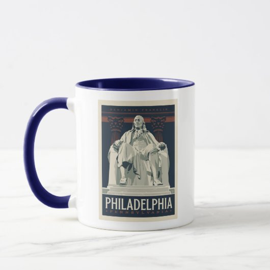 Philadelphia | Benjamin-Franklin-Institut Tasse (Links)