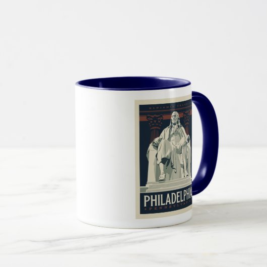 Philadelphia | Benjamin-Franklin-Institut Tasse (VorderseiteRechts)