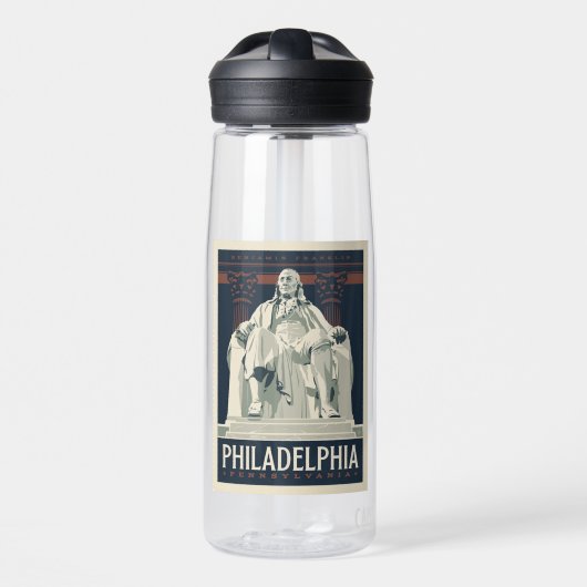 Philadelphia | Benjamin-Franklin-Institut Trinkflasche (Vorne)